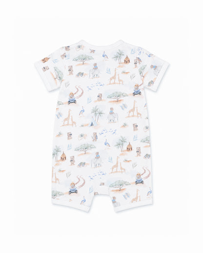 Brady Organic SS Zip Romper