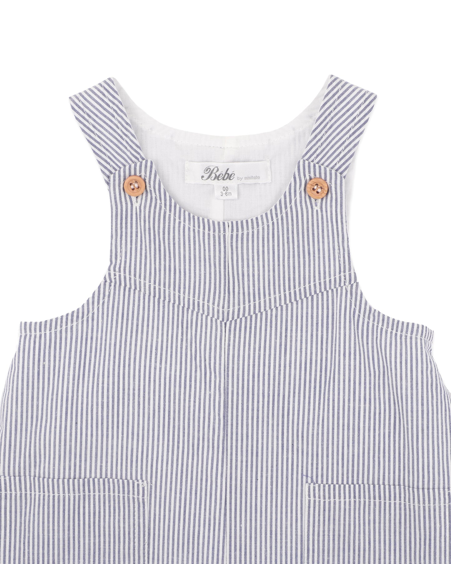 Brady Stripe Woven Overalls