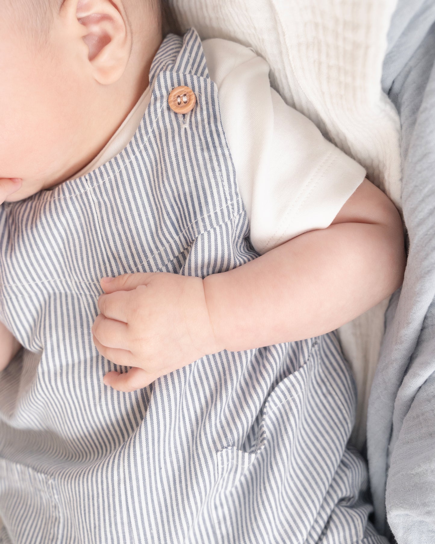 Brady Stripe Woven Overalls