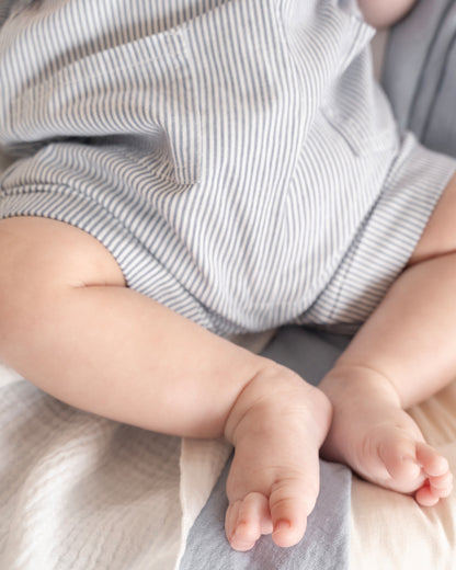 Brady Stripe Woven Overalls