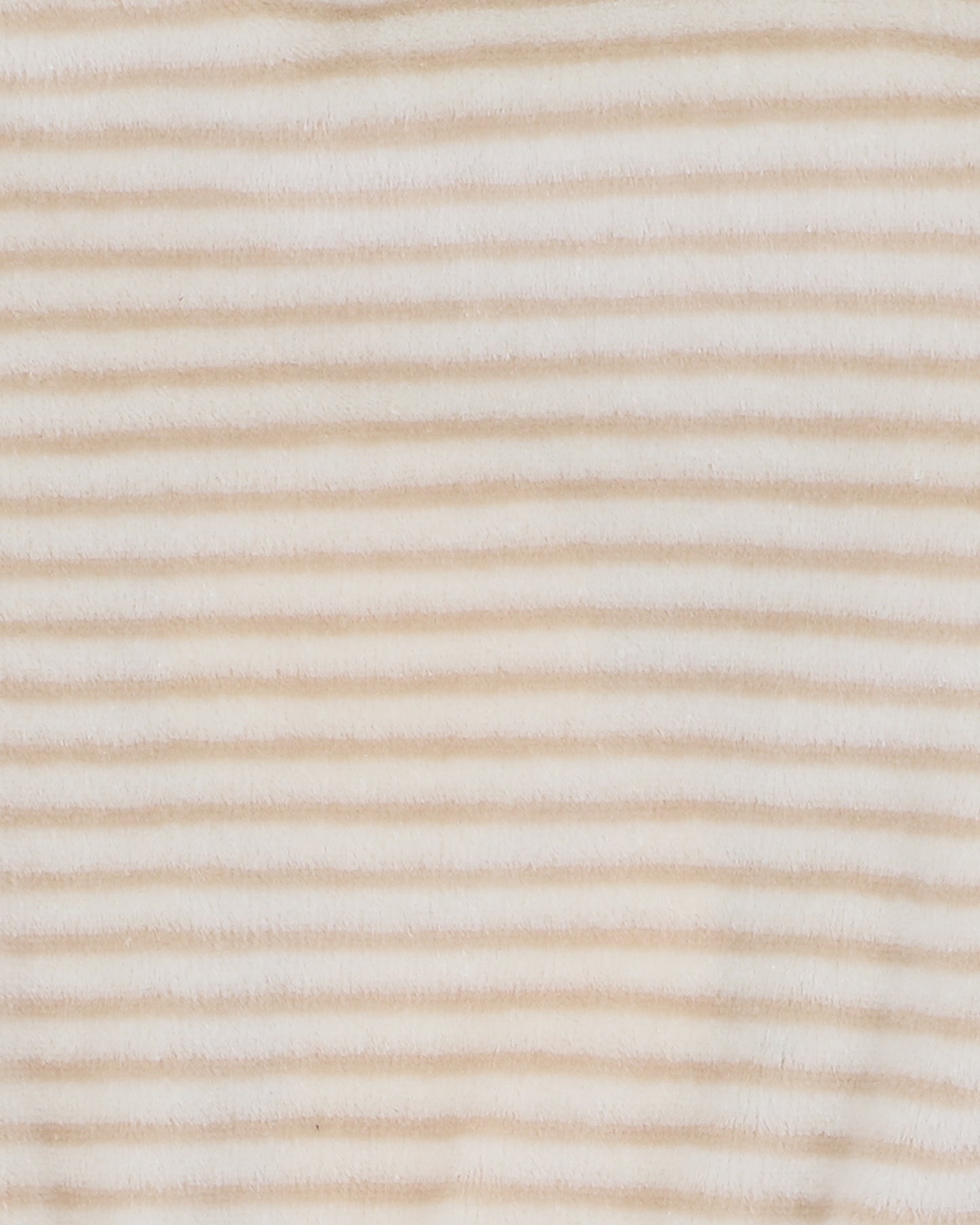 Hunter Stripe Velour Zip Onesie