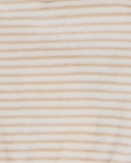 Hunter Stripe Velour Zip Onesie