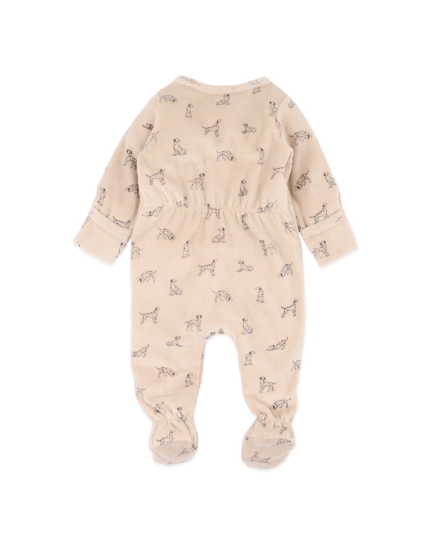 Otto Verlour Zip Onesie