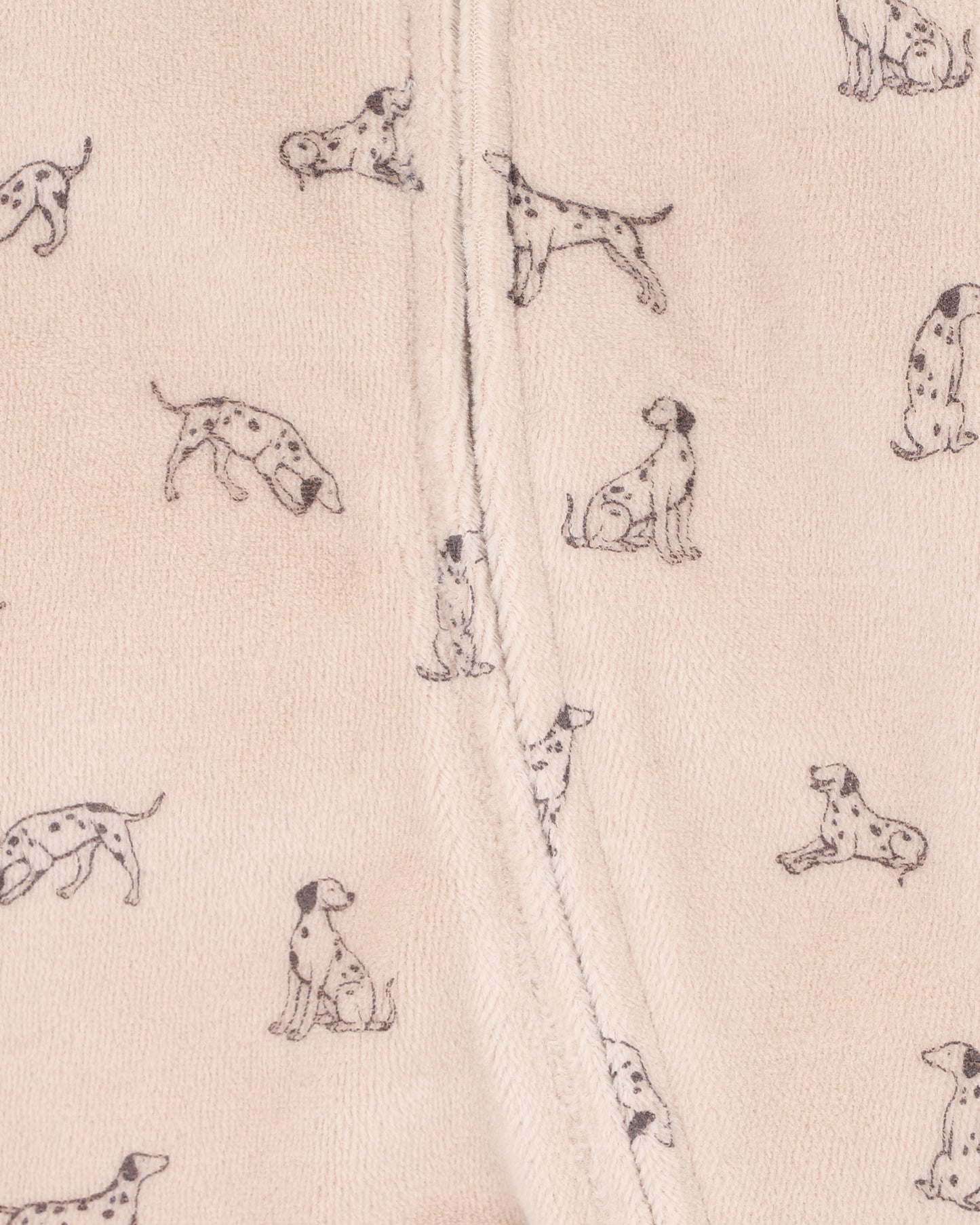 Otto Verlour Zip Onesie