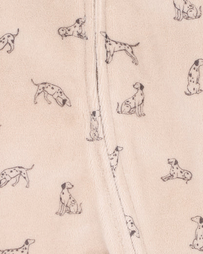 Otto Verlour Zip Onesie