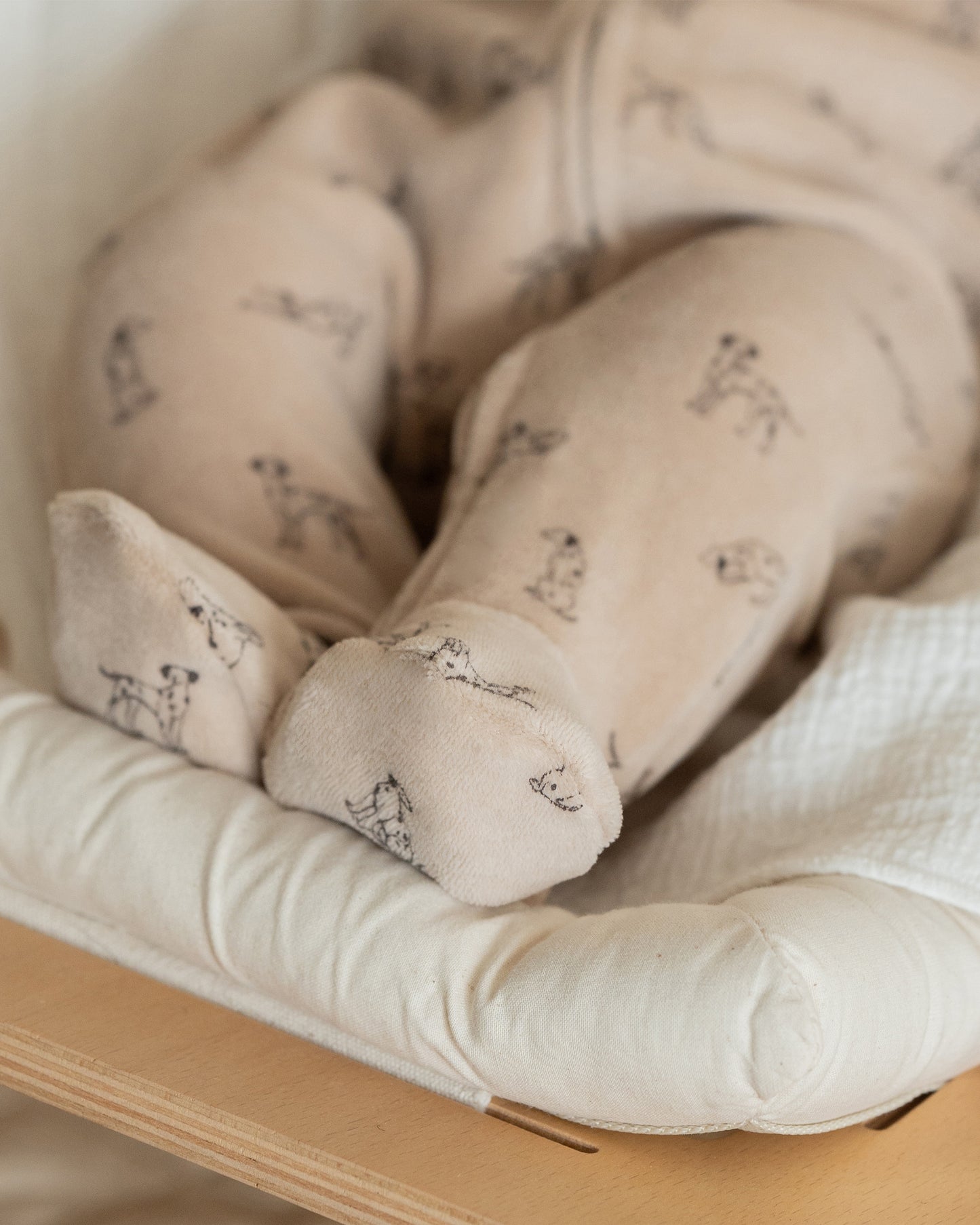 Otto Verlour Zip Onesie