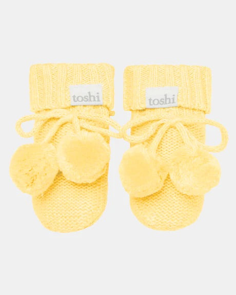 Organic Baby Bootie - Banana