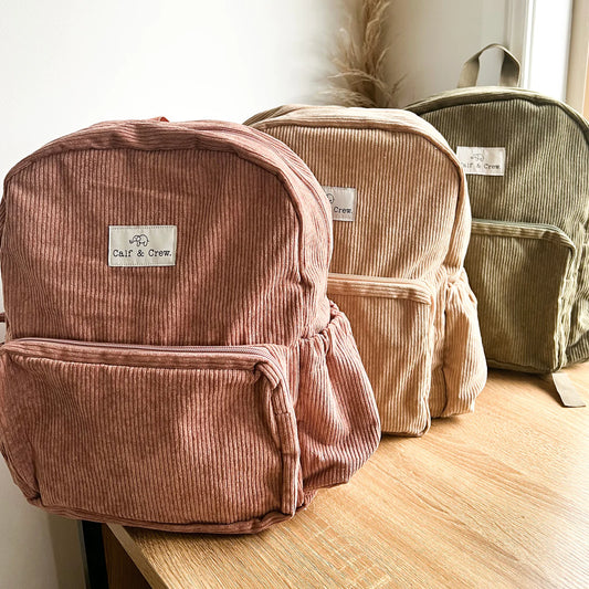 Corduroy Backpack (3 colours)
