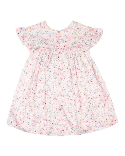 Zoe Frill Sleeve Dress 1-7y