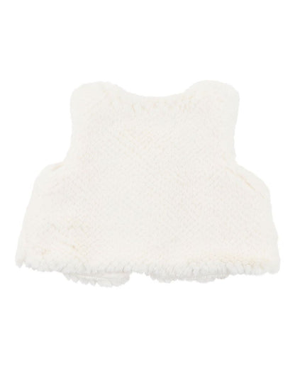 Botanica Embroidered Faux Fur Vest (1-7y)