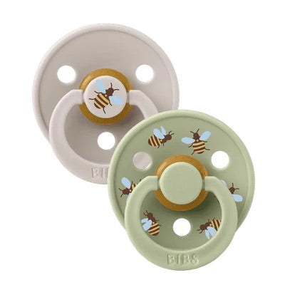 Bibs Dummies Bumblebee/Mushroom 2 pack
