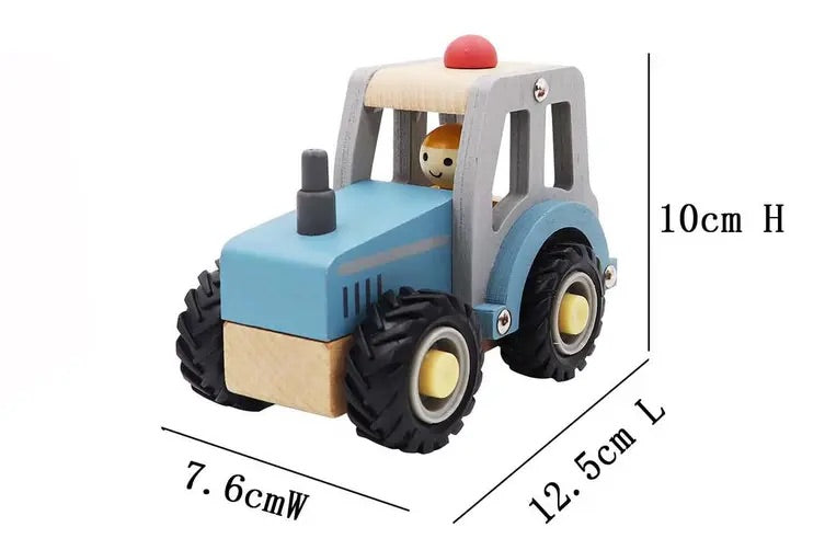 Tractor With Rubber Wheels