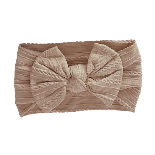Oat Stretch Bow