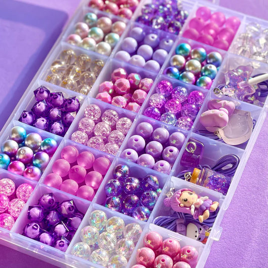 Large Purple Jewellery Making Kit