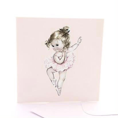 Ballerina Gift Blank Card