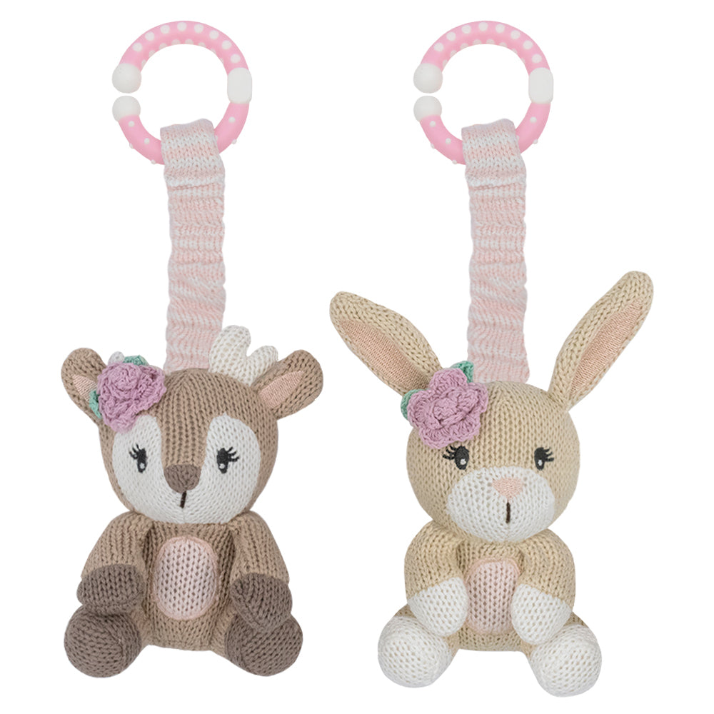 Stroller Toys Fawn & Bunny