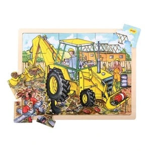 Large Tray Puzzle - Digger